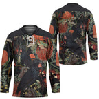 Australia Palm Cockatoo Hockey Jersey Aussie Native Flowers - Aussie Hoodie