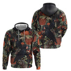 Australia Palm Cockatoo Hoodie Aussie Native Flowers - Aussie Hoodie