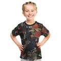 Australia Palm Cockatoo Kid T Shirt Aussie Native Flowers - Aussie Hoodie