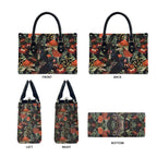 Australia Palm Cockatoo Leather Bag Aussie Native Flowers - Aussie Hoodie
