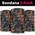 Australia Palm Cockatoo Neck Gaiter Aussie Native Flowers - Aussie Hoodie