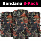 Australia Palm Cockatoo Neck Gaiter Aussie Native Flowers - Aussie Hoodie