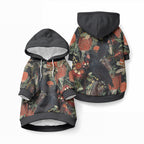 Australia Palm Cockatoo Pet Hoodie Aussie Native Flowers