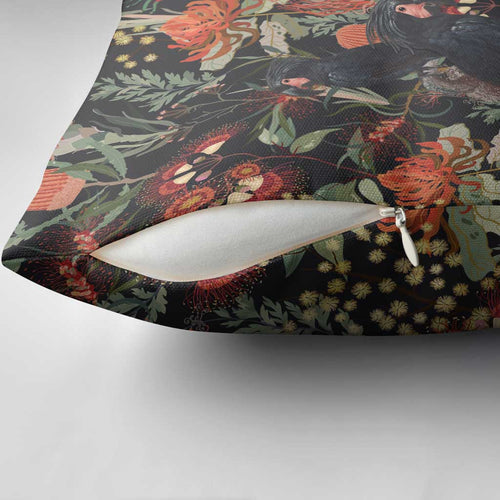 Australia Palm Cockatoo Pillow Cover Aussie Native Flowers - Aussie Hoodie