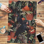 Australia Palm Cockatoo Puzzle Aussie Native Flowers - Aussie Hoodie