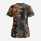 Australia Palm Cockatoo Scrub Top Aussie Native Flowers - Aussie Hoodie