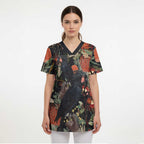 Australia Palm Cockatoo Scrub Top Aussie Native Flowers - Aussie Hoodie