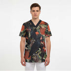 Australia Palm Cockatoo Scrub Top Aussie Native Flowers - Aussie Hoodie