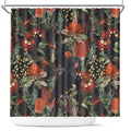 Australia Palm Cockatoo Shower Curtain Aussie Native Flowers - Aussie Hoodie