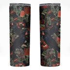 Australia Palm Cockatoo Skinny Tumbler Aussie Native Flowers - Aussie Hoodie