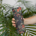 Australia Palm Cockatoo Skinny Tumbler Aussie Native Flowers - Aussie Hoodie