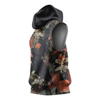 Australia Palm Cockatoo Sleeveless Hoodie Aussie Native Flowers - Aussie Hoodie