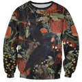 Australia Palm Cockatoo Sweatshirt Aussie Native Flowers - Aussie Hoodie