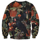 Australia Palm Cockatoo Sweatshirt Aussie Native Flowers - Aussie Hoodie