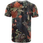 Australia Palm Cockatoo T Shirt Aussie Native Flowers - Aussie Hoodie