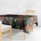 Australia Palm Cockatoo Tablecloth Aussie Native Flowers - Aussie Hoodie
