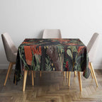 Australia Palm Cockatoo Tablecloth Aussie Native Flowers - Aussie Hoodie