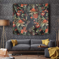 Australia Palm Cockatoo Tapestry Aussie Native Flowers - Aussie Hoodie