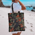 Australia Palm Cockatoo Tote Bag Aussie Native Flowers - Aussie Hoodie