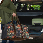 Australia Palm Cockatoo Travel Bag Aussie Native Flowers - Aussie Hoodie