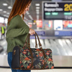 Australia Palm Cockatoo Travel Bag Aussie Native Flowers - Aussie Hoodie