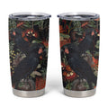 Australia Palm Cockatoo Tumbler Cup Aussie Native Flowers - Aussie Hoodie