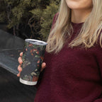 Australia Palm Cockatoo Tumbler Cup Aussie Native Flowers - Aussie Hoodie