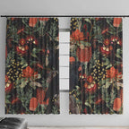 Australia Palm Cockatoo Window Curtain Aussie Native Flowers - Aussie Hoodie