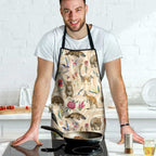 Australia Native Animals Apron Aussie Aboriginal Art Seamless Vibes - Aussie Hoodie