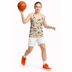 Australia Native Animals Basketball Jersey Aussie Aboriginal Art Seamless Vibes - Aussie Hoodie