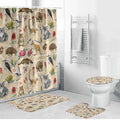 Australia Native Animals Bathroom Set Aussie Aboriginal Art Seamless Vibes - Aussie Hoodie