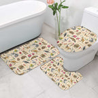 Australia Native Animals Bathroom Set Aussie Aboriginal Art Seamless Vibes - Aussie Hoodie