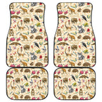 Australia Native Animals Car Mats Aussie Aboriginal Art Seamless Vibes - Aussie Hoodie