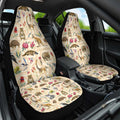 Australia Native Animals Car Seat Cover Aussie Aboriginal Art Seamless Vibes - Aussie Hoodie