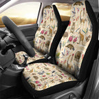 Australia Native Animals Car Seat Cover Aussie Aboriginal Art Seamless Vibes - Aussie Hoodie