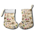 Australia Native Animals Christmas Stocking Aussie Aboriginal Art Seamless Vibes - Aussie Hoodie