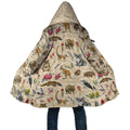 Australia Native Animals Cloak Aussie Aboriginal Art Seamless Vibes - Aussie Hoodie