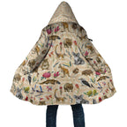 Australia Native Animals Cloak Aussie Aboriginal Art Seamless Vibes - Aussie Hoodie