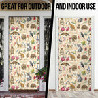 Australia Native Animals Door Cover Aussie Aboriginal Art Seamless Vibes - Aussie Hoodie