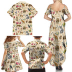 Australia Native Animals Family Matching Summer Maxi Dress and Hawaiian Shirt Aussie Aboriginal Art Seamless Vibes - Aussie Hoodie