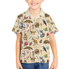 Australia Native Animals Hawaiian Shirt Aussie Aboriginal Art Seamless Vibes - Aussie Hoodie