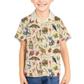 Australia Native Animals Kid Hawaiian Shirt Aussie Aboriginal Art Seamless Vibes - Aussie Hoodie