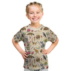 Australia Native Animals Kid T Shirt Aussie Aboriginal Art Seamless Vibes - Aussie Hoodie