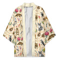 Australia Native Animals Kimono Aussie Aboriginal Art Seamless Vibes - Aussie Hoodie