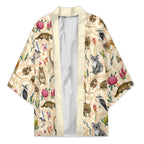 Australia Native Animals Kimono Aussie Aboriginal Art Seamless Vibes - Aussie Hoodie