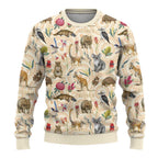 Australia Native Animals Ugly Christmas Sweater Aussie Aboriginal Art Seamless Vibes - Aussie Hoodie