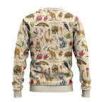 Australia Native Animals Ugly Christmas Sweater Aussie Aboriginal Art Seamless Vibes - Aussie Hoodie