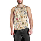 Australia Native Animals Men Tank Top Aussie Aboriginal Art Seamless Vibes - Aussie Hoodie
