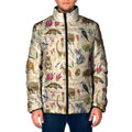 Australia Native Animals Padded Jacket Aussie Aboriginal Art Seamless Vibes - Aussie Hoodie