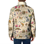 Australia Native Animals Padded Jacket Aussie Aboriginal Art Seamless Vibes - Aussie Hoodie